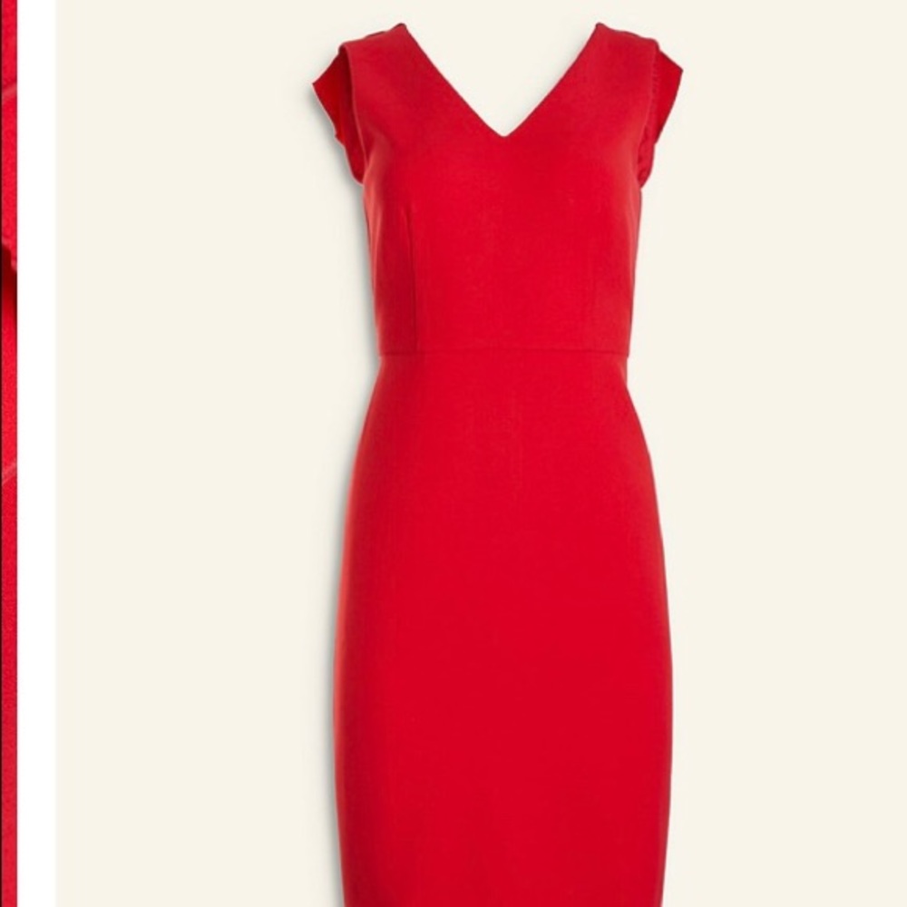 Ann Taylor sheath butterfly dress